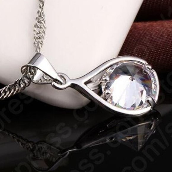 💎 925 Sterling Silver Earrings With Necklace Set Bundle Drop Ball - Picture 3 of 6